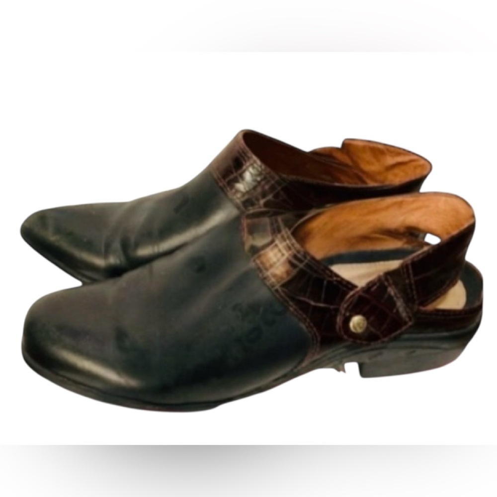 Ariat Leather Clog Style Mules w/Slingback Size 8B